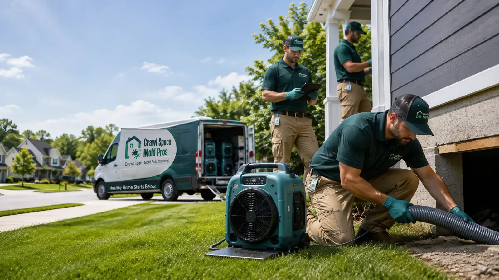 Crawl Space Mold Removal in Fremont, WI
